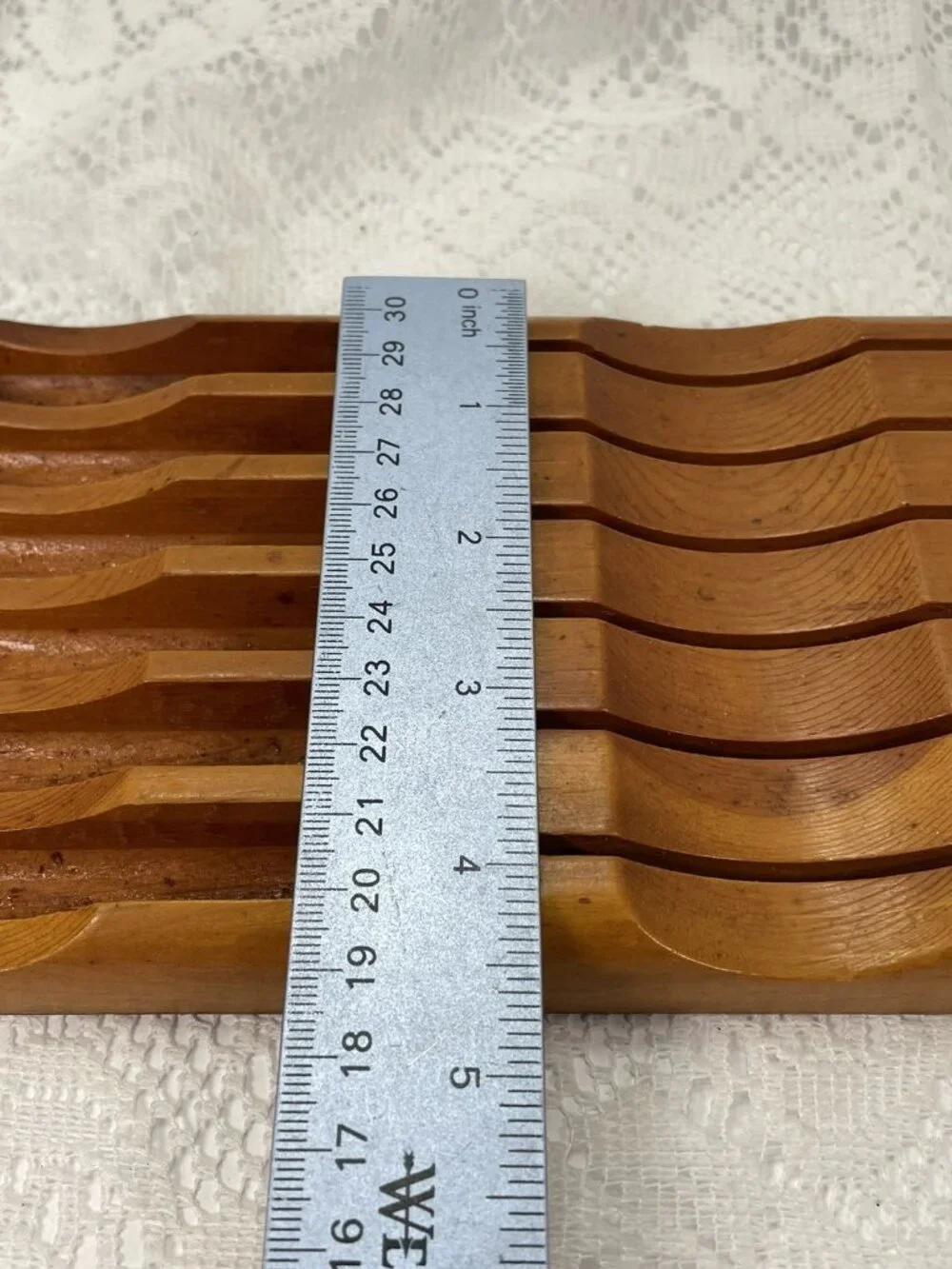 Vtg STEAK KNIFE Wood Case. Empty Case.